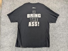 Vintage The Rock Shirt Mens XL Black WWE Wrestling 2002 Attitude Era Tee 90s