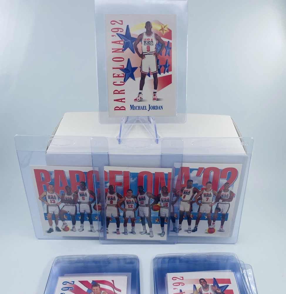 1991-92 Skybox USA BARCELONA Dream Team Set #530-546 Jordan GOAT 📈 PACK FRESH