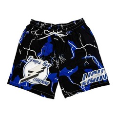 Rare Tampa Bay Lightning Custom Bespoke Handmade Shorts Big Logo AOP Mens Large
