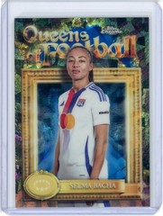 2024-25 TOPPS CHROME UEFA WOMEN&rsquo;S SAPPHIRE QUEENS OF FOOTBALL SELMA BACHA