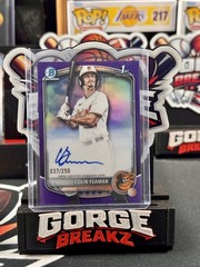 2025 Bowman Draft – 1st Chrome Prospect Auto Colin Yeaman #CPA-CY Purple Orioles