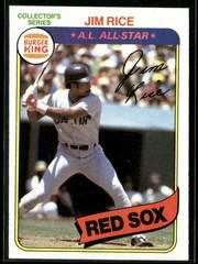 1980 Topps Burger King Jim Rice #20 ~ NM-MT ~