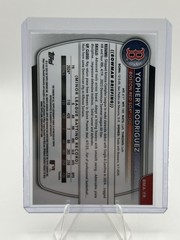 Yophery Rodriguez 2025 Bowman Chrome Mega Box Rookie Auto #BMA-YR Red Sox