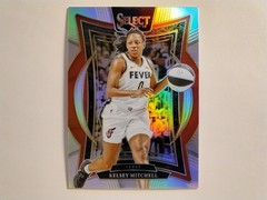 2025 Panini Select WNBA – Concourse #44 Kelsey Mitchell Silver Prizm