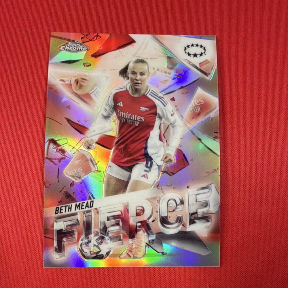 Topps Chrome UEFA Women&rsquo;s 2022-23 Beth Mead Fierce Arsenal WFC WSL Case Hit