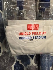 LA Dodgers Father’s Day UNIQLO T-Shirt (XL) & Clear Tote Bag Bundle SGA 6/21
