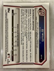 2026 Bowman – Chrome Prospects Eli Willits #BCP-95 Reptilian Refractor