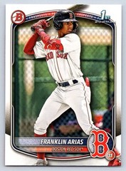 FRANKLIN ARIAS RED SOX RC 1st card 2025 BOWMAN PROSPECTS #BP-67