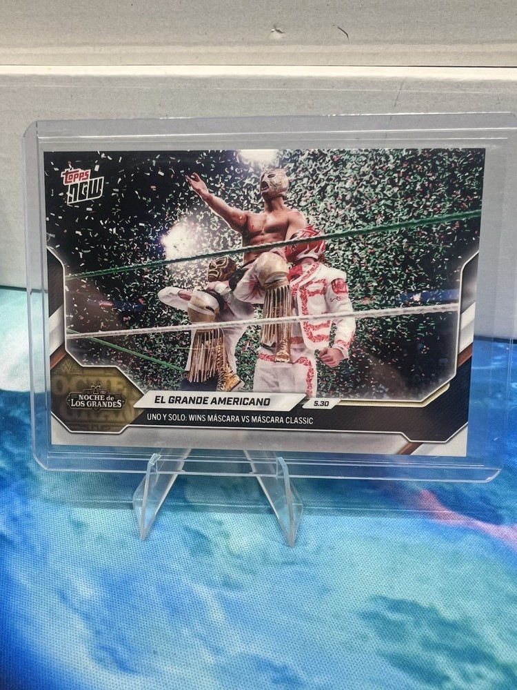 El Grande Americano 2026 WWE Topps NOW Card 61-SP Image Variation Short Print