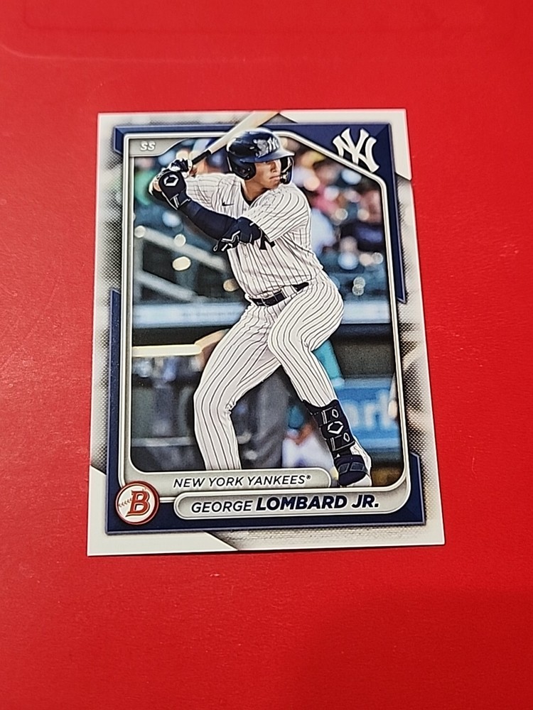 2024 Bowman Draft Paper Base BD-118 George Lombard Jr. New York Yankees