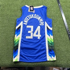 Nike Giannis Antetokounmpo Milwaukee Bucks – City Edition Swingman Jersey – XS