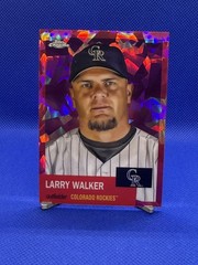 2022 Topps Chrome Platinum Anniversary – Larry Walker #412 Fuchsia Atomic…
