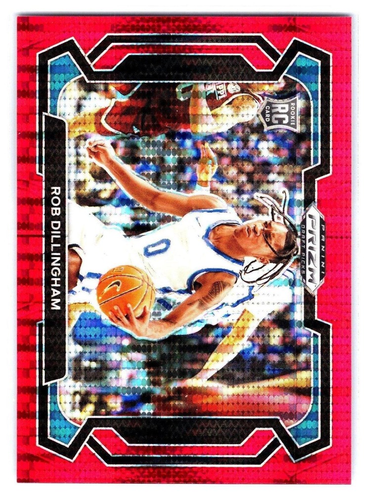 2024 Panini Prizm Draft Picks #6b Robert Dillingham Prizms Red Pulsar #/299