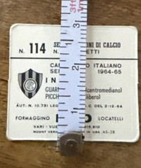 ITALY SOCCER SOGGETTI FORMAGGINO MIO LOCATELLI VARI-VUE NOS FULL SET NOS #123-28