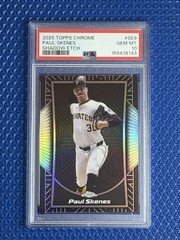 2025 Topps Chrome Shadow Etch Paul Skenes #SE-9 Pirates PSA GEM MT 10 CY YOUNG