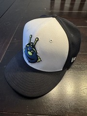 New Era 5950 MiLB Columbia Fireflies Mascot On-Field BP Hat Size 7 3/8
