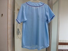 NEW MIZUNO Japan NPB Central Chunichi Dragons Baseball Jersey Sky Blue White M-L