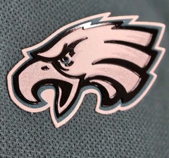 Mens Nike DriFIT Philadelphia Eagles Polo Shirt Medium Green Black NFL