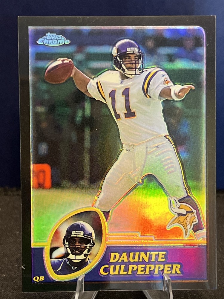 2003 Topps Chrome – Daunte Culpepper #39 Black Refractor /599