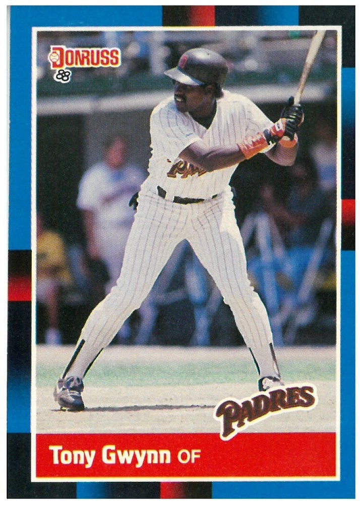 1988 Donruss Baseball Tony Gwynn #164 HOF RARE NO DOT after INC error