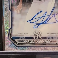 Topps Bowman Chrome 2025 Carlos Lagrange BMA-CL New York Yankees Auto