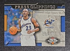 2002 Fleer Box Score Michael Jordan Press Clippings Rare insert