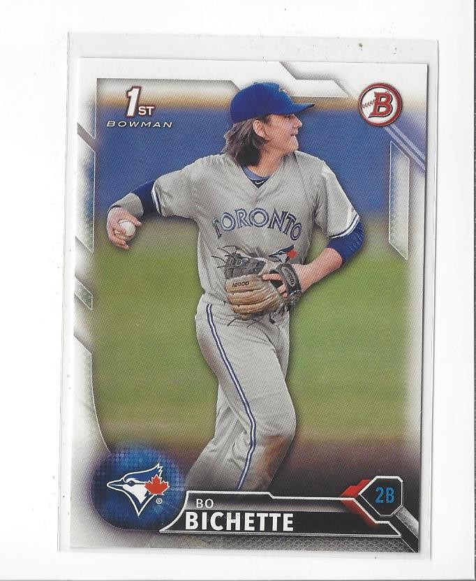 2016 Bowman Draft #BD74 Bo Bichette RC Rookie Blue Jays Mets