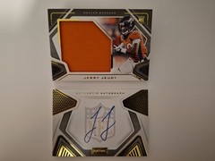 Jerry Jeudy 2020 Panini Playbook RPA Rookie Jersey Patch Auto Booklet /99 RC