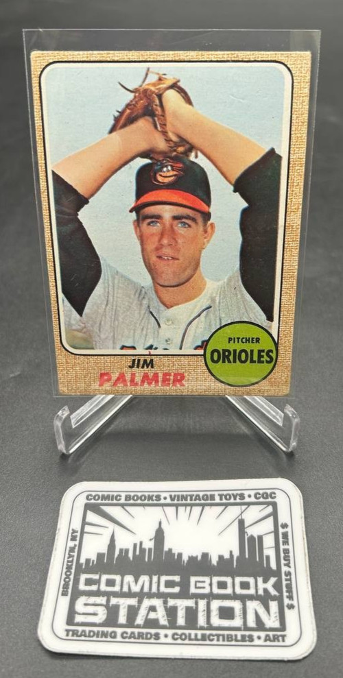Jim Palmer #575 1968 Topps Baseball Orioles Raw Card KD