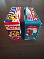 1990 & 91 SCORE Hockey Young Superstars Unopened Sets (2) Lindros Fedorov Sakic!