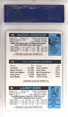 1980 TOPPS SCORING LEADER JULIUS ERVING/LARRY BIRD/MAGIC JOHNSON PSA 9