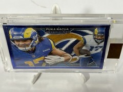 Puka Nacua Custom novelty art Handmade Los Angeles Rams Patch CARD