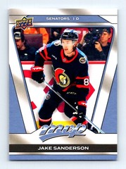 #176 2025-26 Upper Deck MVP | Jake Sanderson Ottawa Senators