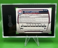 2023 Bowman Draft Wyatt Langford 1st Bowman #BD-106 SGC 10 GM GEM MINT Rangers