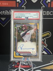 2024 Bowman Chrome Raylin Heredia 1st Gold Sapphire Auto 18/50 PSA 10