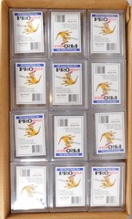 Pro Mold Sports Card 250 Count Plastic Box Case (36-Snap Top Boxes) PC-250