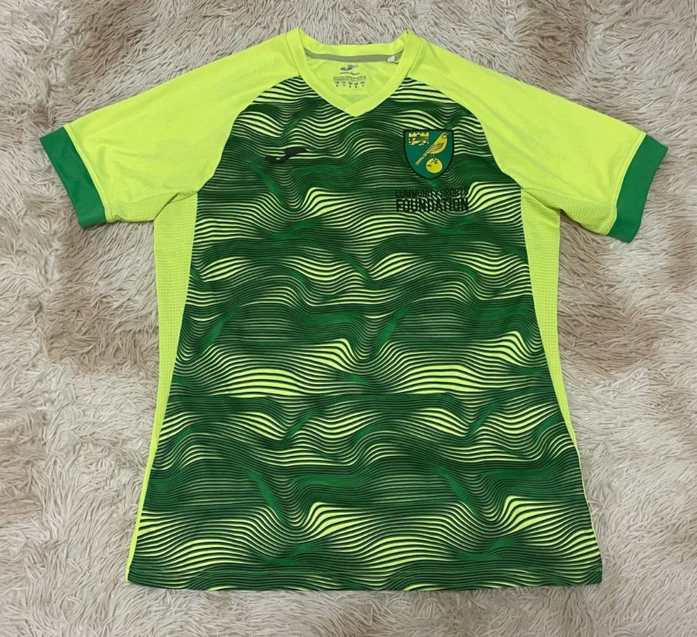 Norwich City (The Canaries) 2021 – 2023 Football Shirt Joma Size M