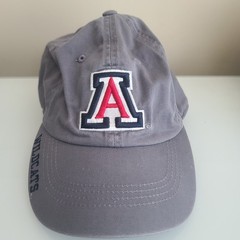 Arizona Wildcats Mens Adjustable Strap Back Gray College Hat Cap NCAA Russell