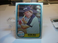 1981 Fleer Baseball #343 – Kevin Bell – Chicago White Sox (99103)