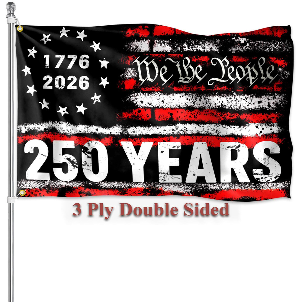 250 Years America Flag 3×5 Ft Outdoor 36 inches x 60 inches, 250