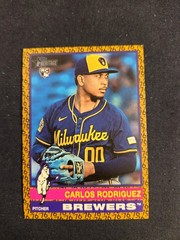 2025 Topps Heritage – High Number SP Carlos Rodriguez #452 Color of the Year /76