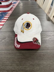 Washington Redskins NFL Team Apparel Hat One Size White Adult Ball Cap