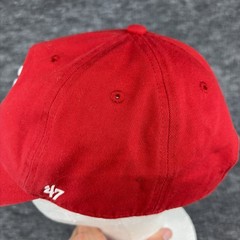 &rsquo;47 Brand XFL/UFL DC Defenders &lsquo;Old Logo&rsquo; Red Strapback Hat – OSFA – RARE!