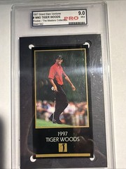Grand Slam Ventures 1997-99 Masters Collection Tiger Woods #NNO Rookie PRO 9.0