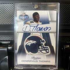 2010 Panini Prestige Pro Helmets Auto Demaryius Thomas #NFL-DT Rookie Auto RC