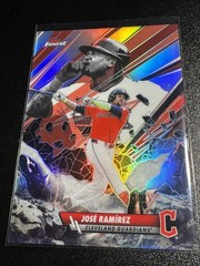 2026 Topps Finest Baseball Jose Ramirez Smashing Through Guardians #S-13