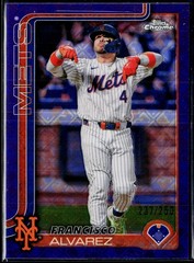 2025 Topps Topps Chrome Francisco Alverez Purple Logofactor 237/250 #207 Ne…