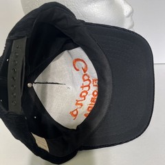 Florida Gators Corduroy Yupoong NCAA Football Hat Black and Orange Vintage