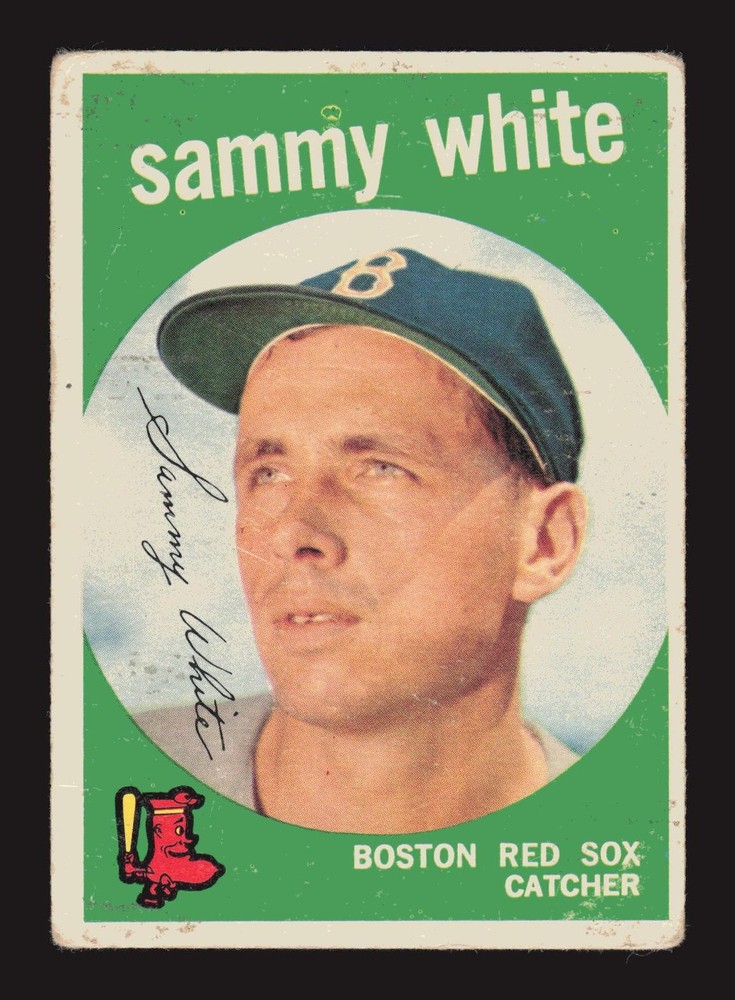 Sammy White 1959 Topps #486 TYW7 crease
