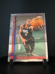 2025-26 Topps Chrome Update Basketball #41 Tyrese Maxey, Philadelphia 76ers